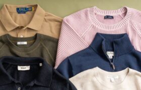Die Lücke zwischen den Jahreszeiten schließen mit diesen ‚Just Warm Enough‘ Herren-Strickwaren