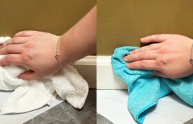 Bei den meisten Reinigungsaufgaben im Haushalt: Den Lappen wieder einsetzen
