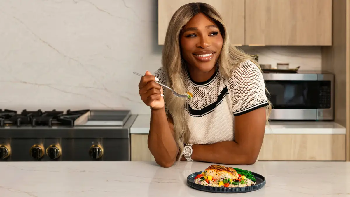 Iss wie Serena Williams – 50% Rabatt auf Factor-Mahlzeiten und gratis Gemüse