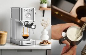 Diese 99-Dollar-Espressomaschine von Amazon passt auf enge Arbeitsflächen