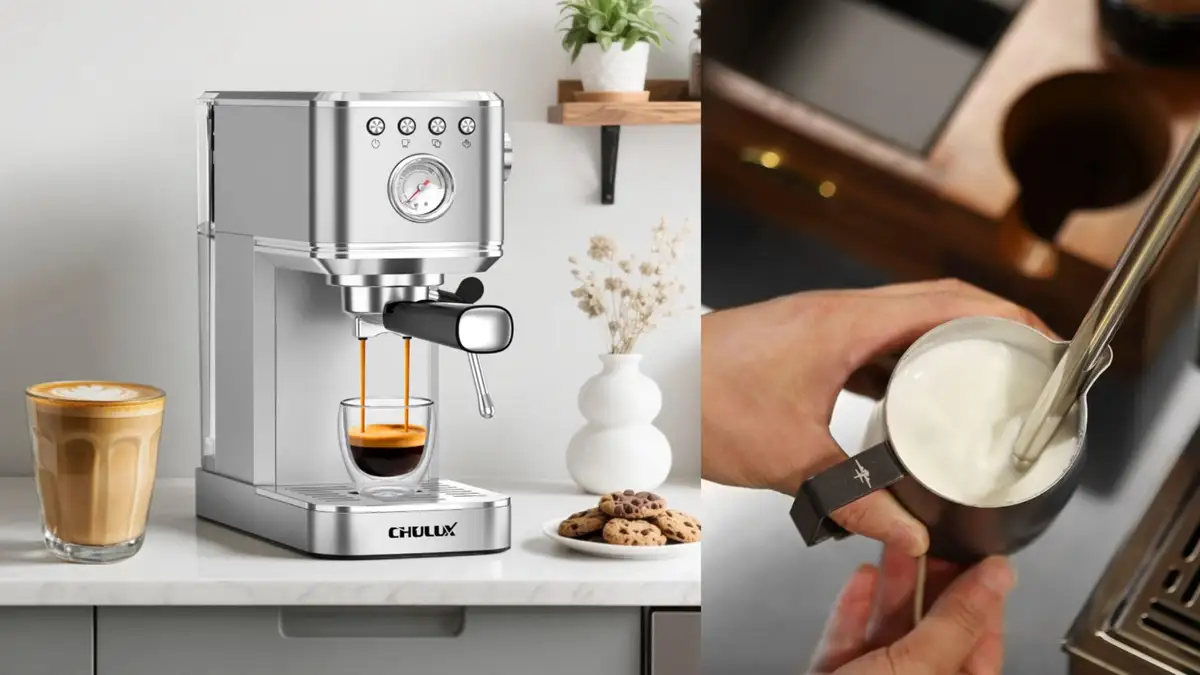 Diese 99-Dollar-Espressomaschine von Amazon passt auf enge Arbeitsflächen